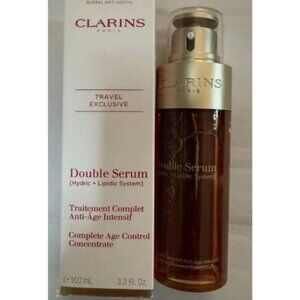 Clarins Double Serum/Hydric+Lipidic System 3.3oz/100ml New